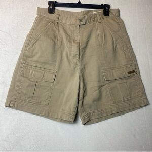 Woolrich Vintage Khaki Cargo Safari Shorts Size 12